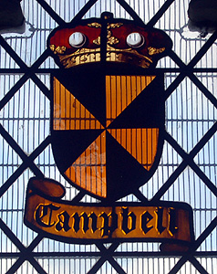 Campbell arms in Silsoe church September 2011